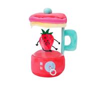 zoocco Carrot Blender Plush - Funny Spinning Carrot in Blender Plush, My Carrot Mixie Juicer Doll for Playhouse & Travel Fun (Strawberries)