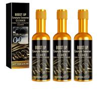 zoocco Catalytic Converter Cleaner for Gas & Diesel Engines - Exhaust System & Carbon Buildup Remover, Reduce Emissions, Improve Fuel Efficiency (3PCS/360ml)