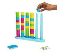 zoocco Color Stack Game, Color Stack Challenge Game for Adults & Family, Travel-Friendly Puzzle Game for Game Night (1 PCS)