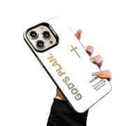 zoocco Gods Plan Phone Case, God Phone Case Full Coverage Cases for iphone 17 Pro Max to 13 Series, TPU Anti-Drop & Ultra Skin-Friendly Touch (Black,17 Air)