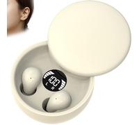 zoocco Mini Invisible Headphones Bluetooth 5.4, Comfortable Invisible Earbuds Wireless Bluetooth, Small Bluetooth Earphones for Work, Travel & Sports (Skin Color)