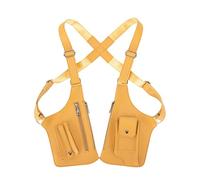 zoocco Underarm Shoulder Bag for Men, Hidden Anti-Theft Crossbody Shoulder Armour Bag for Lightweight Travel, Urban Commute (Yellow)