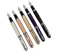 Zoohot 5 pcs jinhao x750 Fountain Pen Set Medium Nib Business Executive Pen
