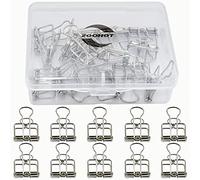 Zoohot Creative Hollow Clip Silver Long Tail Clip, 15 Count