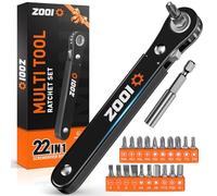 ZOOI Gifts for Men, 22 in 1 Ratchet Screwdriver with Bits, Easter Gifts for Adults, Multi Tool Gadgets for Men, Ratchet Screwdriver Bit Set, Mens Gifts for Him Dad Birthday Presents for Dad