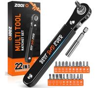 ZOOI Gifts for Men, 22 in 1 Ratchet Screwdriver with Bits, Easter Gifts for Adults, Multi Tool Gadgets for Men, Ratchet Screwdriver Bit Set, Mens Gifts for Him Dad Birthday Presents for Dad
