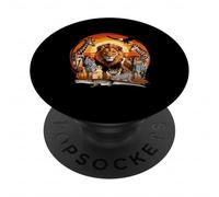Zookeeper Africans Animal Jungle Safari Zoo Keeper Wildlife PopSockets Adhesive PopGrip
