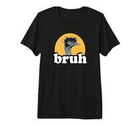 Zookeeper Funny Bro Bruh Kids Flightless Bird Emu Lover Premium T-Shirt
