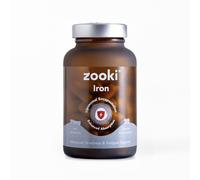 Zooki 100mg Liposomal Iron lycinate Capsules | 4X Higher Absorption | Support Red Blood Cells, Immunity, Energy | Natural Ing