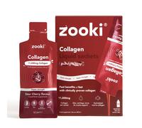 Zooki 11,000mg Super Strength Marine Collagen Liquid Sachets | Hydrolysed Peptides | Ultimate Skin, Hair, Nails, Joints, Bones & Muscles Support (Sour