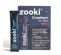 Zooki Creatine+ for Men 5g Monohydrate, Wild Berry, 30 Servings