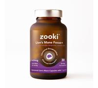 Zooki Lion's Mane Focus+ 1 Month Supply