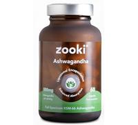 Zooki Liposomal KSM-66 Ashwagandha 500mg, 60 Capsules, 30 Servings | High-strength KSM-66 ashwagandha supplement, daily adaptogen, stress, sleep and brain support, vegan liposomal capsules