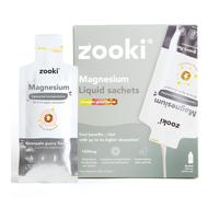 Zooki Liposomal Magnesium Bisglycinate 1,500mg, Pineapple Guava Flavour - 30x15ml Liquid Sachets