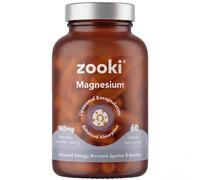 Zooki Liposomal Magnesium Glycinate 840mg, 60 Capsules, 30 Servings | High-strength magnesium glycinate supplement, sleep, muscle relaxation and energy support, vegan liposomal capsules
