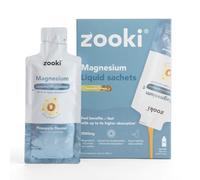 Zooki Liposomal Magnesium Glycinate Liquid Sachets, High Strength Magnesium Supplement, Liquid Magnesium for Muscle Relaxation Sleep & Energy Support, Vegan Sachets (Pineapple, 14 Servings)