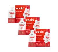 Zooki Liposomal Vitamin B12 2500mcg Strawberry Flavour 90 Sachets Bundle