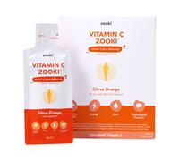Zooki Liposomal Vitamin C 1,000mg Citrus Orange Flavour 30x15ml Liquid Sachets