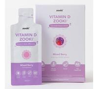 Zooki Liposomal Vitamin D3 + K2 3,000iu, Mixed Berry Flavour 10ml, 30 Sachets
