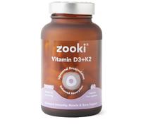 Zooki Liposomal Vitamin D3 + K2 3000IU Immune Support Capsules - 60 Capsules