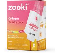 Zooki Marine Collagen 5,000mg Liquid Sachets, Variety, 14 Servings | Marine collagen supplement for women and men, skin, joints and hair support, sugar-free liquid sachets, great taste