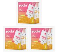 Zooki Marine Collagen 5,000mg Liquid Sachets, Variety, 30 Servings (Pack of 3)