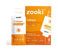Zooki Marine Collagen 5,000mg, Mango Peach Flavour - 14x15ml Liquid Sachets