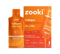Zooki Super Strength Marine Collagen 11,000mg Mango Peach Flavour 14 Sachets
