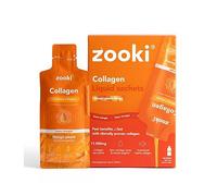 Zooki Super Strength Marine Collagen 11,000mg, Mango Peach Flavour - 14x18.5ml Liquid Sachets