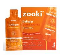 Zooki Super Strength Marine Collagen 11,000mg, Mango Peach Flavour 18.5ml, 30 Sachets