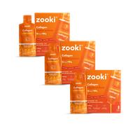 Zooki Super Strength Marine Collagen 11,000mg Mango Peach Flavour 90 Sachets Bundle