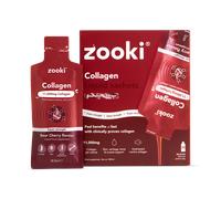 Zooki Super Strength Marine Collagen 11,000mg Sour Cherry Flavour 30 Sachets
