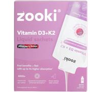 Zooki Vitamin D Lipo-shield Vitamin D3 + K2 - 30 Sachets