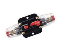 ZOOKOTO 150 Amp Circuit Breaker With Manual Reset Fuse Holder Solar Panel Fuse for Auto Car Marine Boat Stereo Switch Audio Inverter System Protection