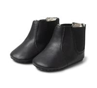 Zoolar Infant Unisex Warm Fur Lining Soft Boots Baby Winter Ankle Non-Slip Rubber Texture Sole Toddler Winter Snow Crib Shoes, B6/Black, 12-18 Months Toddler