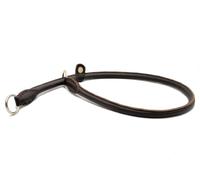 Zooleszcz Hand Made Real LEATHER ROLLED SLIP DOG Choker COLORFUL COLLARS BROWN (29