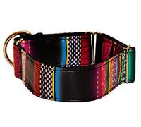 Zooleszcz MARTINGALE DOG PUPPY COLLAR GREYHOUND LURCHER WHIPPET SIGHTHOUND (2, Mosaic Black)