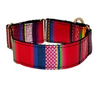 Zooleszcz MARTINGALE DOG PUPPY COLLAR GREYHOUND LURCHER WHIPPET SIGHTHOUND (2, Mosaic Pink)