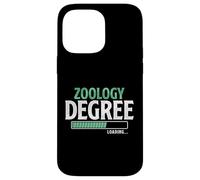 Zoology Degree Loading Funny College Student Case for iPhone 14 Pro Max