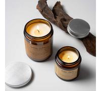 Zooly Silver Lid Cream Jar Scented Candle - White Jasmine & Mint, 200G, 1PC
