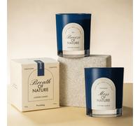 Zooly Thick-Bottom Cup Scented Candle - Breath of Nature, Sea Breeze (Blue), 200G, 1PC