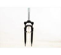 Zoom 700c Hybrid Bike Suspension Fork 1 1/8” Threaded Steerer 178mm V Brake Black