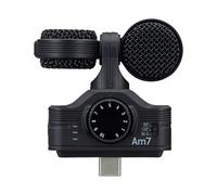 Zoom Am7 Stereo Microphone for Android, Mid-Side Stereo, Rotatable Capsule for Alignment with Camera, for Recording Audio for Music, Videos, Interviews, and More