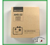 ZOOM AMS-22 USB Audio Interface 2 In 2 Out Loopback for Recording and Streaming