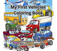 Zoom and Vroom! Vehicles Coloring Book for Kids Ages 2-6 - 100 Fun and Easy Pages of Cars, Trucks, Planes & More: 100 Easy and Enjoyable Pages of Vehicles to Color
