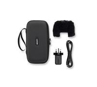 ZOOM APH-2e Accessory Pack - Complete Kit for H2essential Recorder - Includes Windscreen, Case, Power Adapter & USB-C Cable - Ideal for Mobile Recording - UK Version - Black