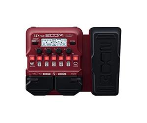 Zoom B1X FOUR, 71 Internal Effects Pedal, Black, Classic Style, Model Number: B1X FOUR, Guitar Effect Device