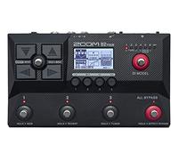 ZOOM B2 FOUR Bass multi-effects pedal with amp and DI emulation for stage, studio, and recording, with looper and rhythm machine, UK-Version
