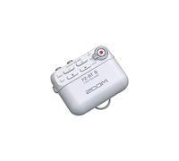 Zoom F2-BT Field Recorder with Bluetooth and Lavalier Microphone | Audio Recorder for Film & Video, Podcast, Interviews and more | White