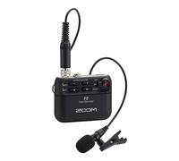 Zoom F2 Lavalier Body-Pack Compact Recorder, 32-Bit Float Recording, No Clipping, Audio for Video, Records to SD, and Battery Powered with Included Lavalier Microphone